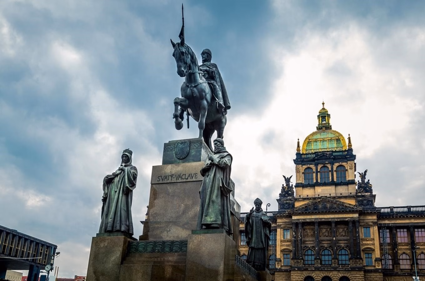 Svatý Václav (Saint Wenceslaw) statue - 28th September - 28. září